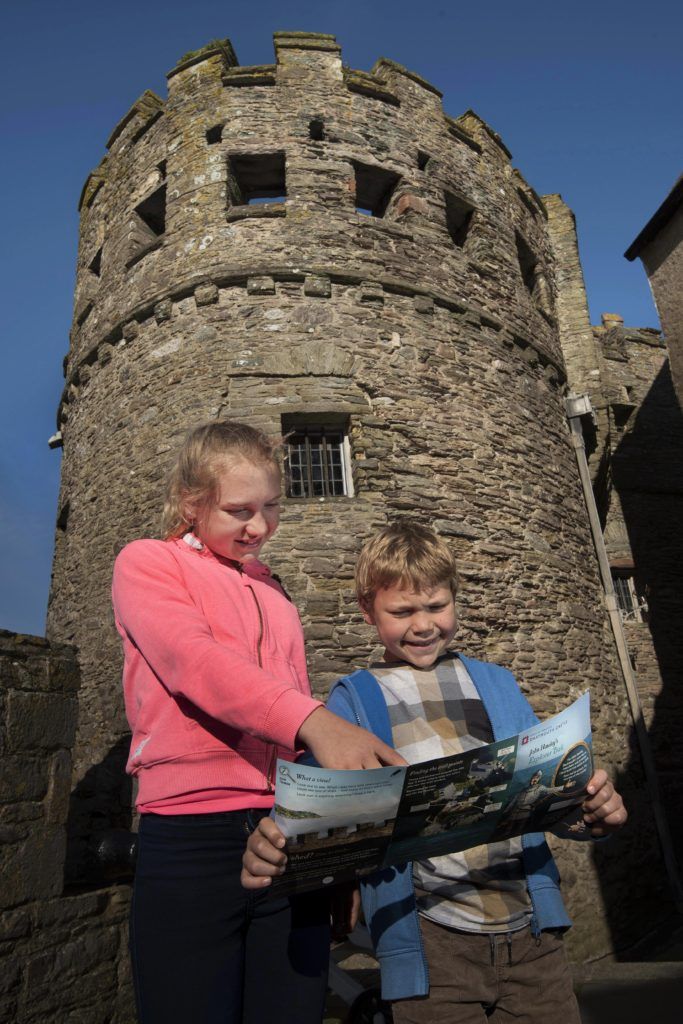 Young visitors enjoy the new explorer trail. © English Heritage