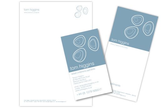 Tom Higgins stationery