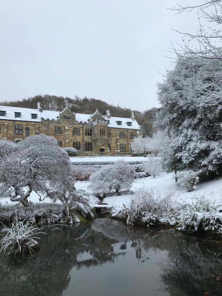 Mount Grace Priory on a chilly winter site visit