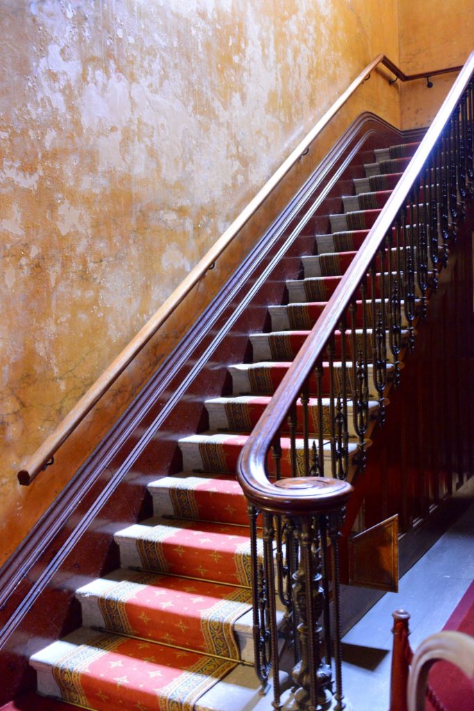 The magnificent mahogany staircase (image © Sarah K Jackson)